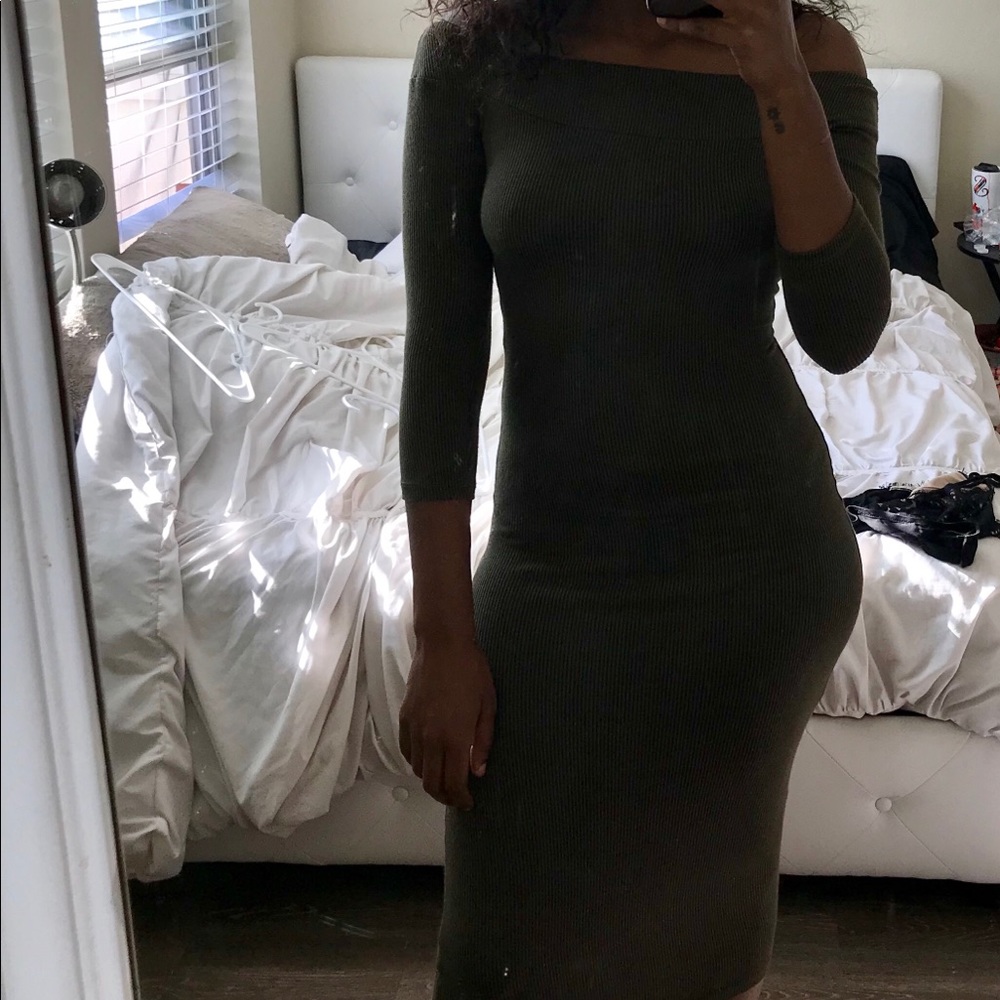 Off the shoulder dress